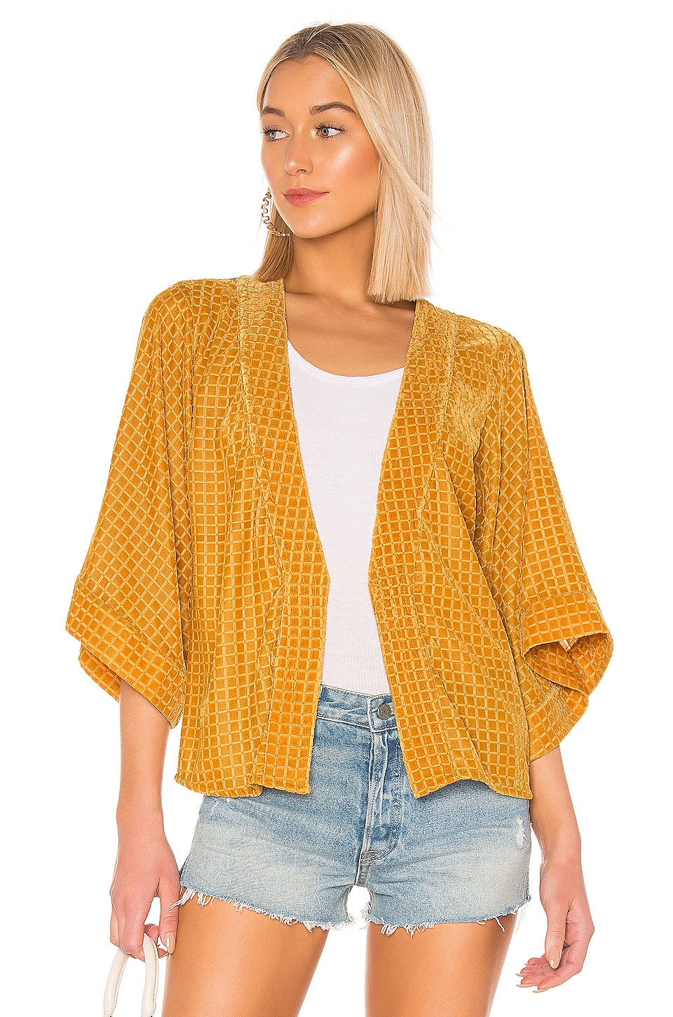 House of Harlow 1960 X REVOLVE Samar Jacket in Golden Yellow