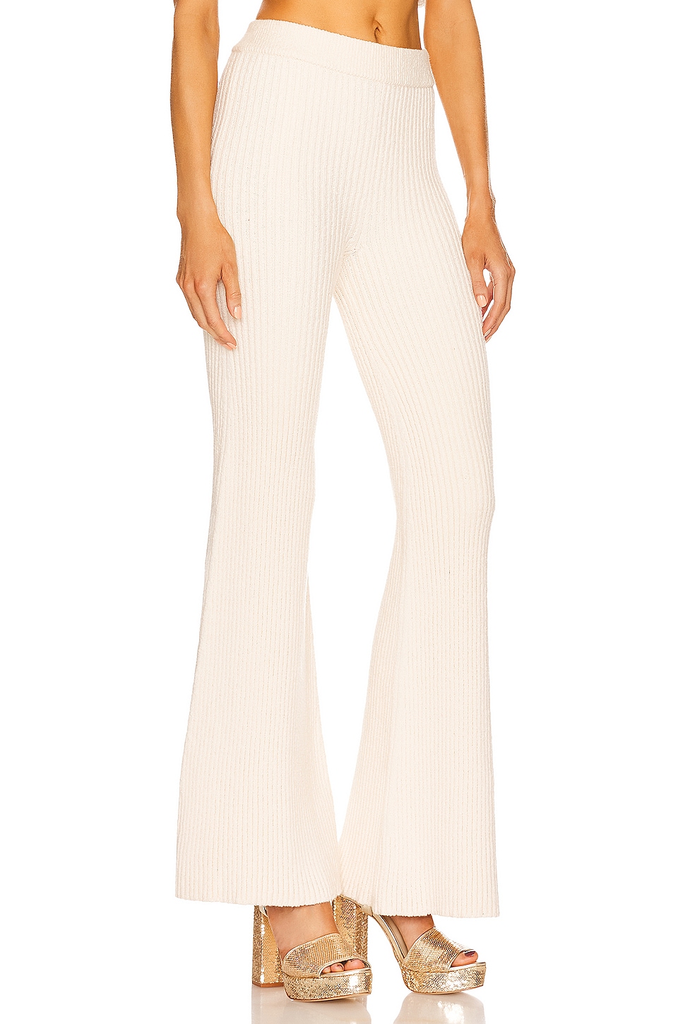 House of Harlow 1960 Akari Wide Leg Pant in Ivory