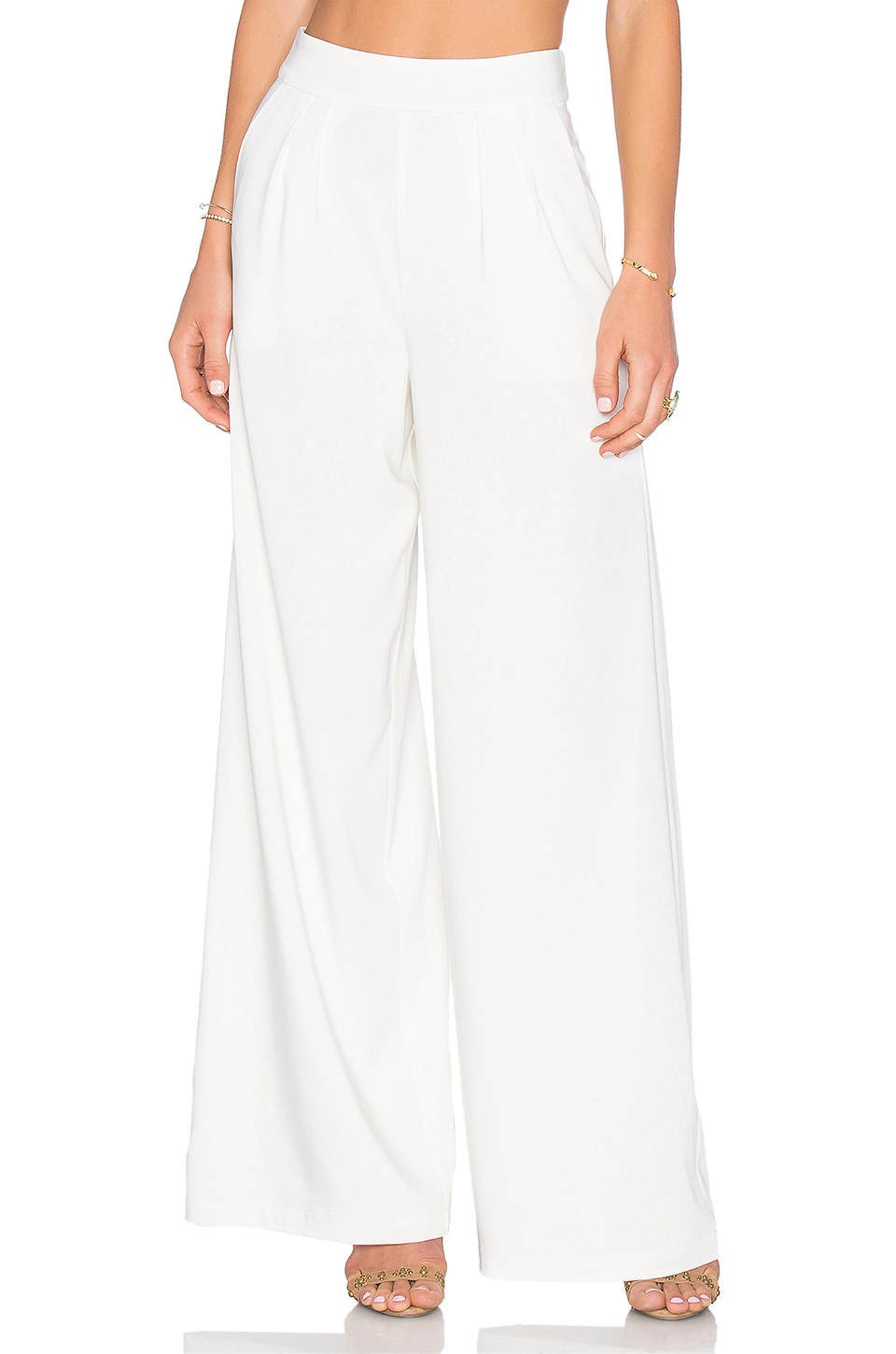 House of Harlow 1960 x REVOLVE Charlie Wide Leg Pant in Ivory