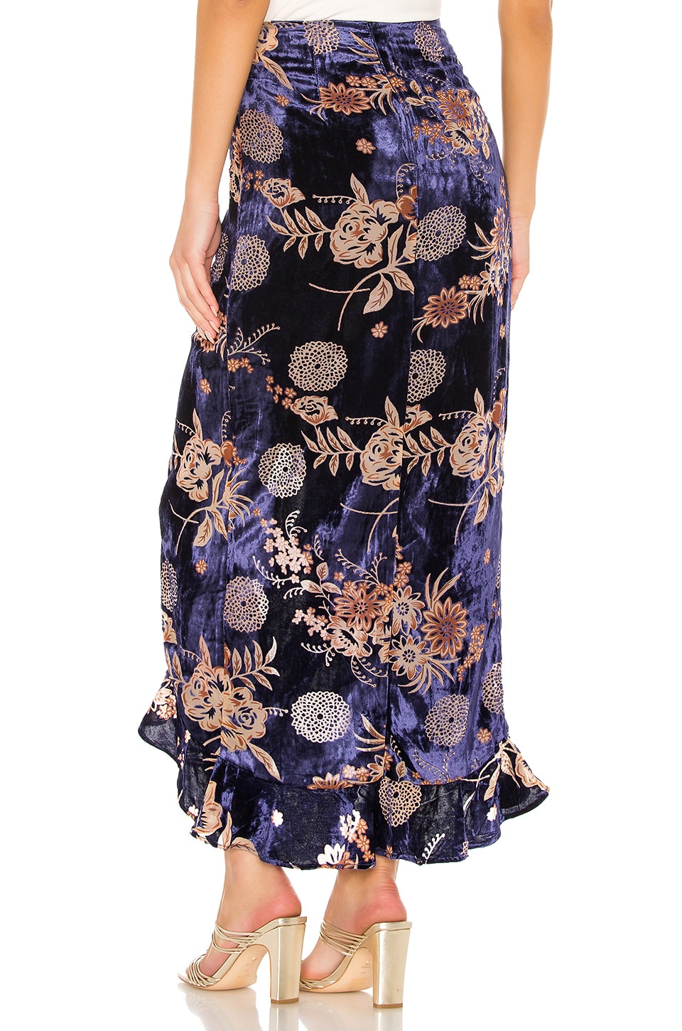 House of Harlow 1960 x REVOLVE Ferris Maxi Skirt in Navy Floral Multi ...