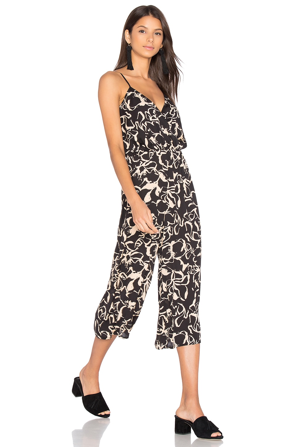 House of Harlow 1960 x REVOLVE Rory Jumpsuit in Noir Abstract Floral