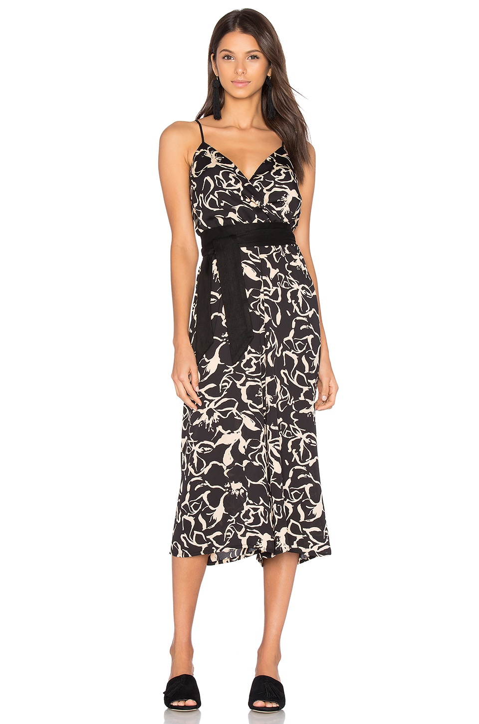 House of Harlow 1960 x REVOLVE Rory Jumpsuit in Noir Abstract Floral