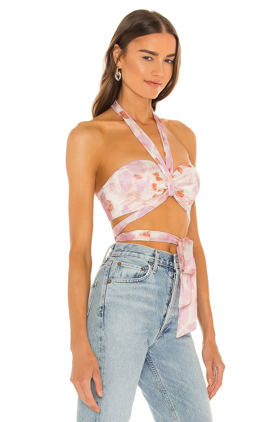 House of Harlow 1960 x REVOLVE Tammy Top in Watercolor Floral