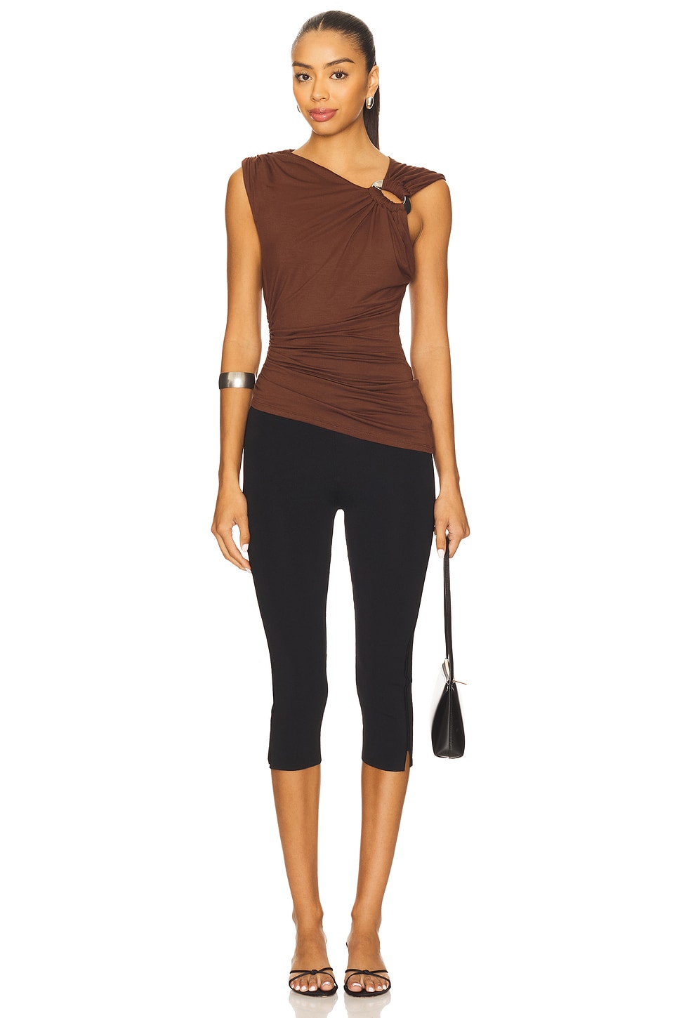 House of Harlow 1960 x REVOLVE Brandy Top in Chocolate Brown 