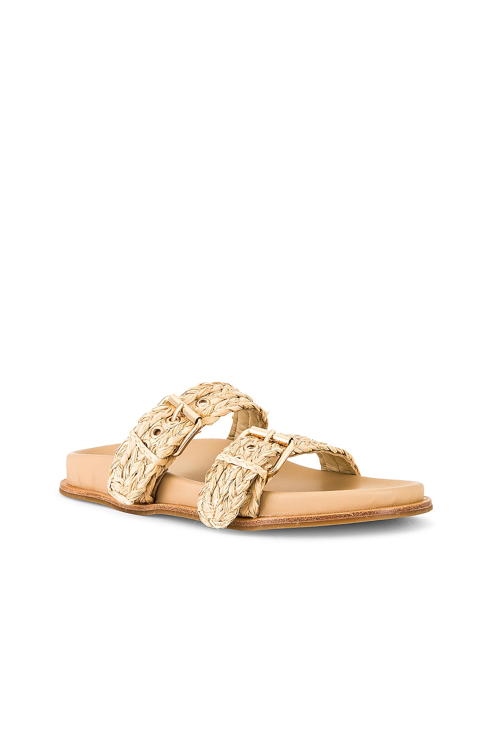 House of Harlow 1960 x REVOLVE Braided Raffia Slide in Natural | REVOLVE