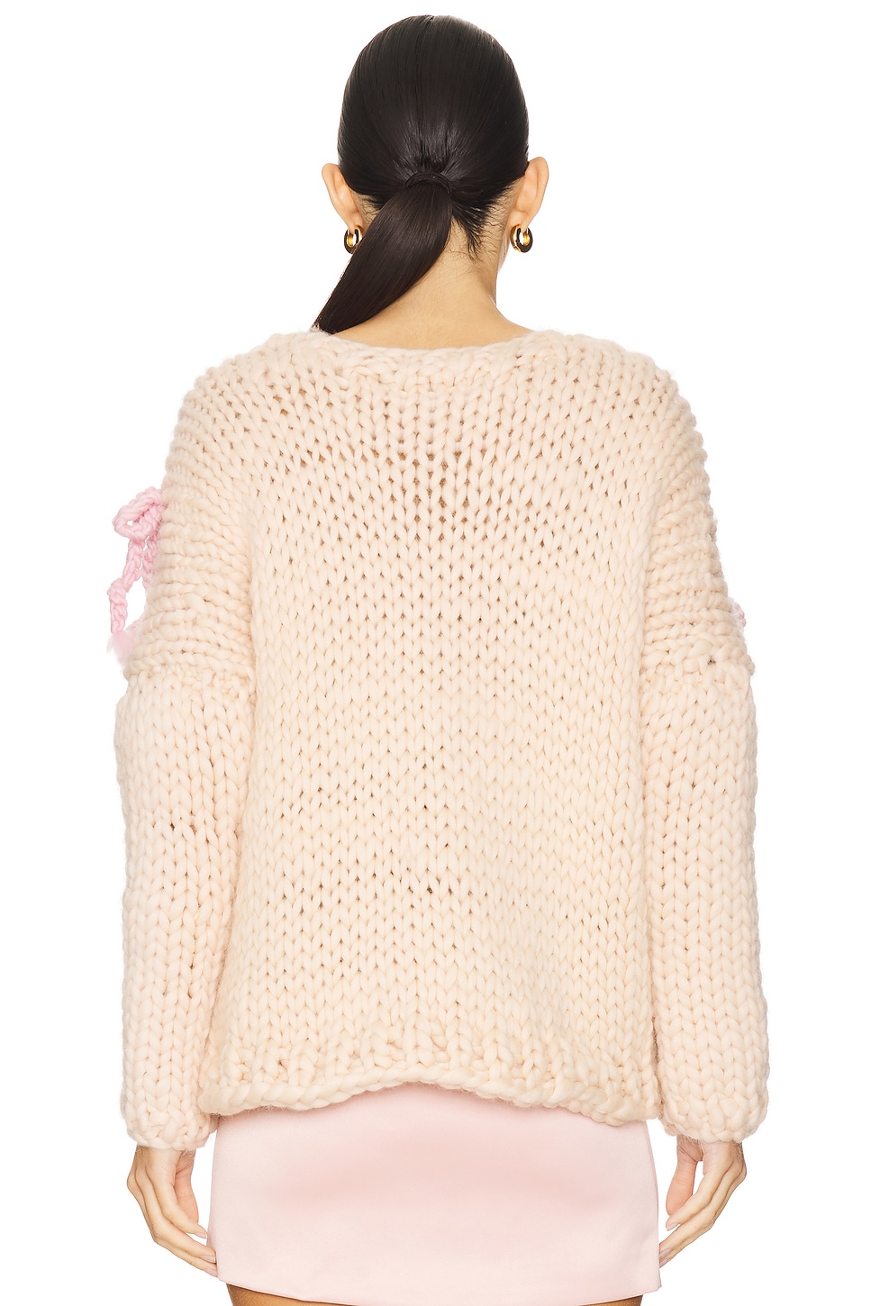 Hope Macaulay Cream Chunky Bow Sweater thumbnail
