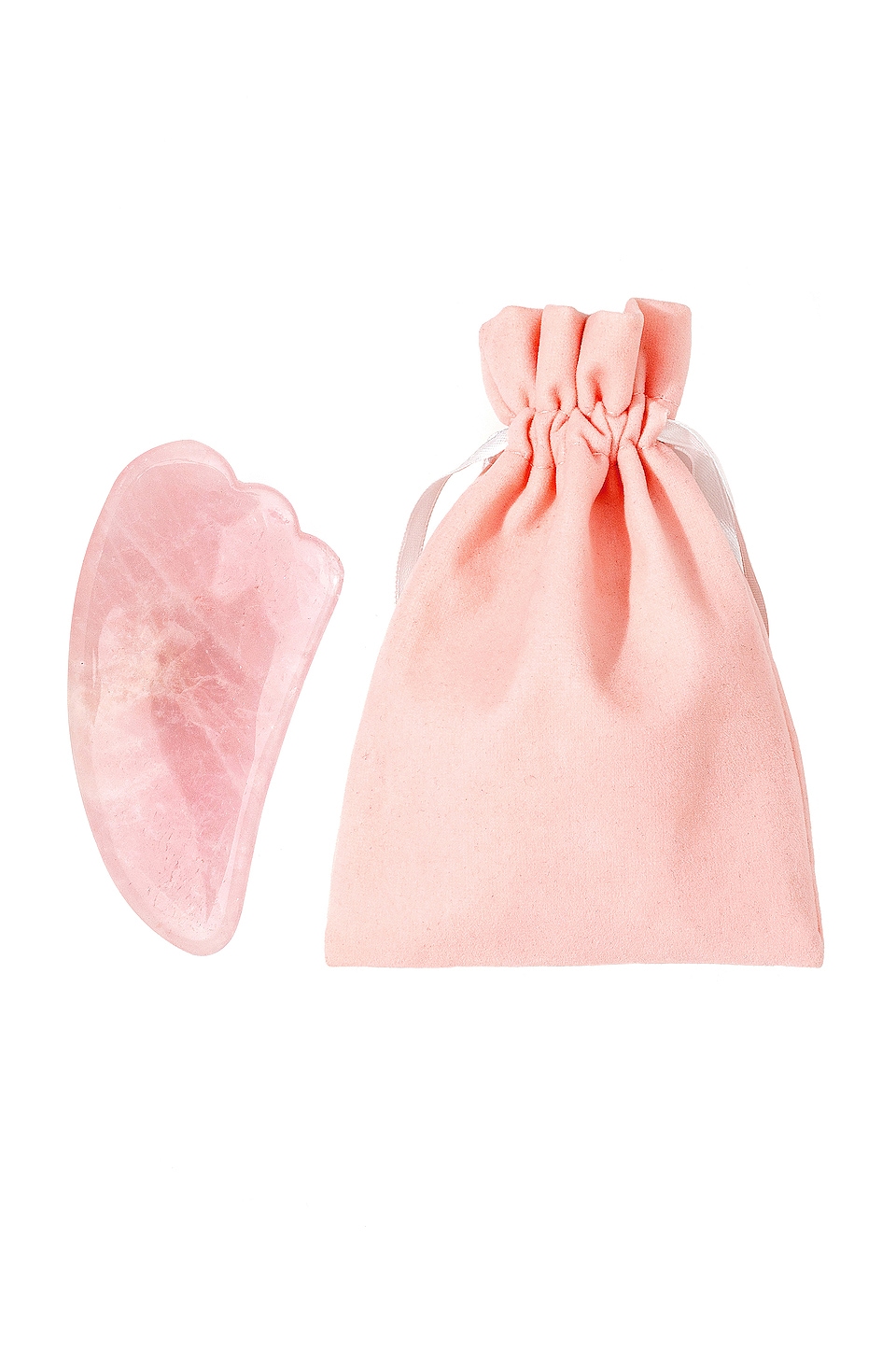 Herbivore Botanicals Rose Quartz Gua Sha Teardrop