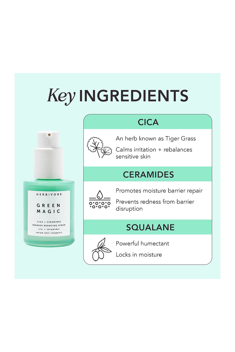 Green Magic Cica + Ceramides Redness Reducing Serum - thumbnail 3