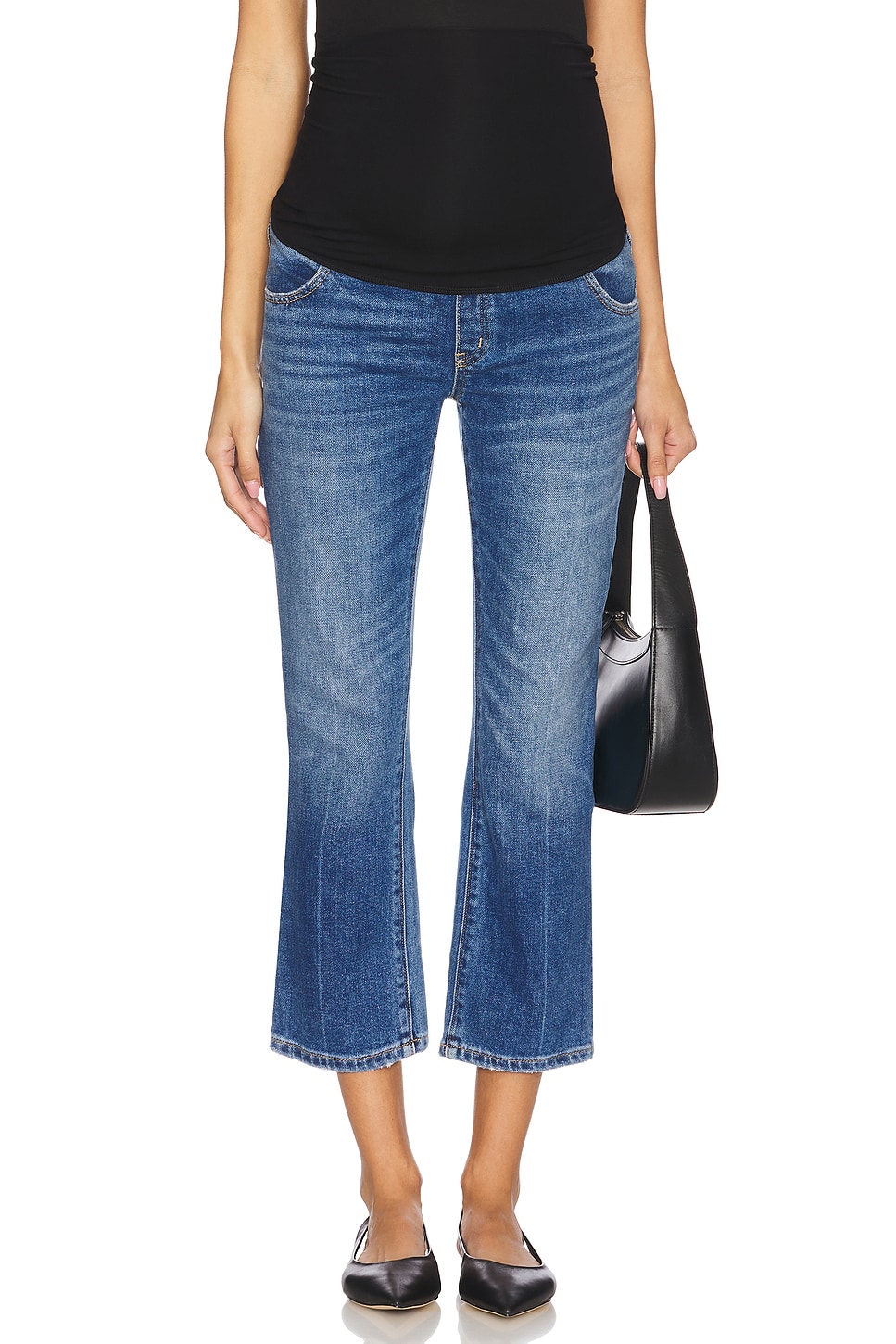 The Over The Bump Straight Maternity Jeans - Thumbnail 2