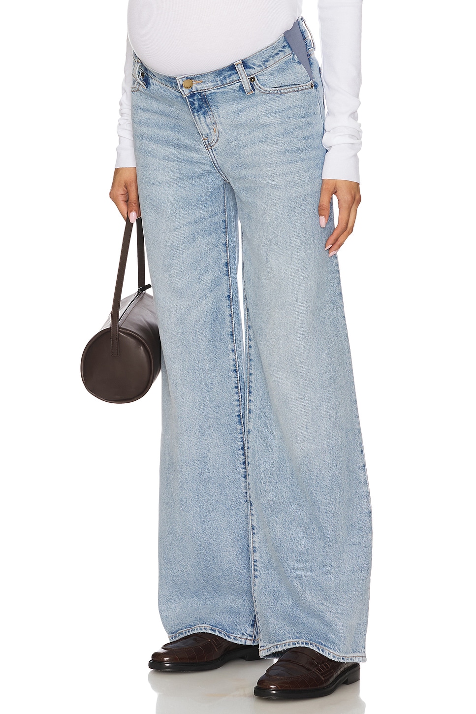 The Maternity Wide Leg Jean