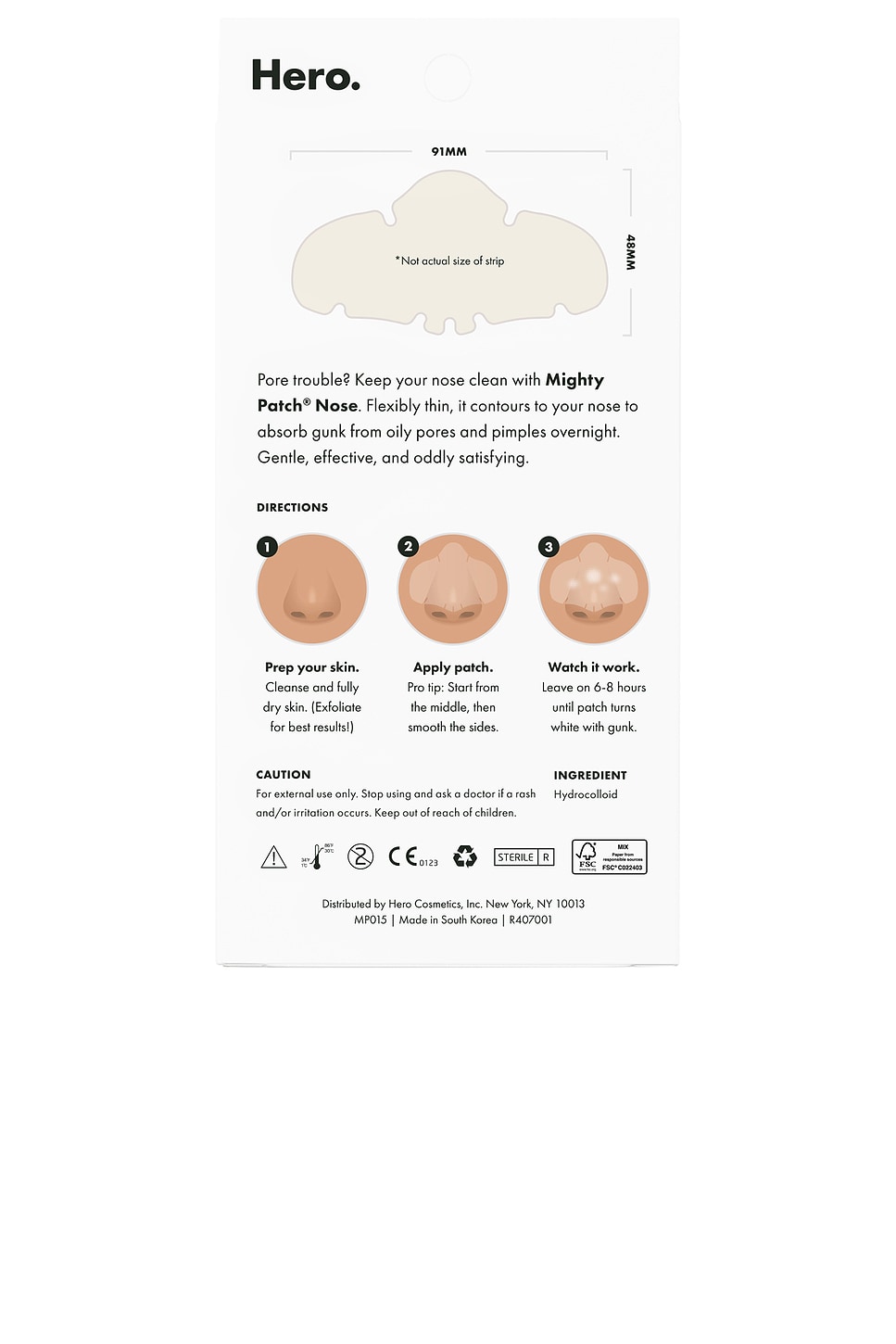 Mighty Patch Nose Strips 10 Count - thumbnail 3