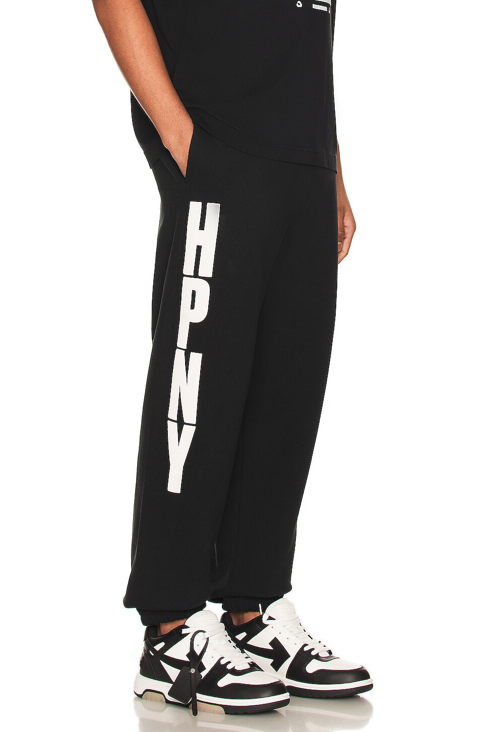 Heron Preston Regular Hpny Sweatpants in Black & White