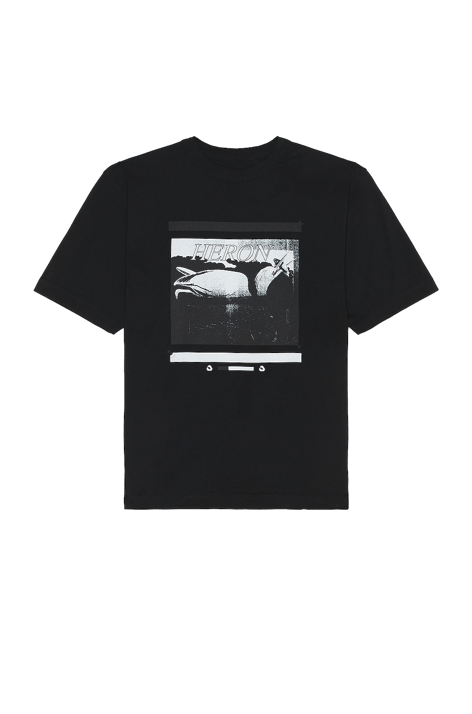 Heron Preston Misprinted Heron Tee in Black