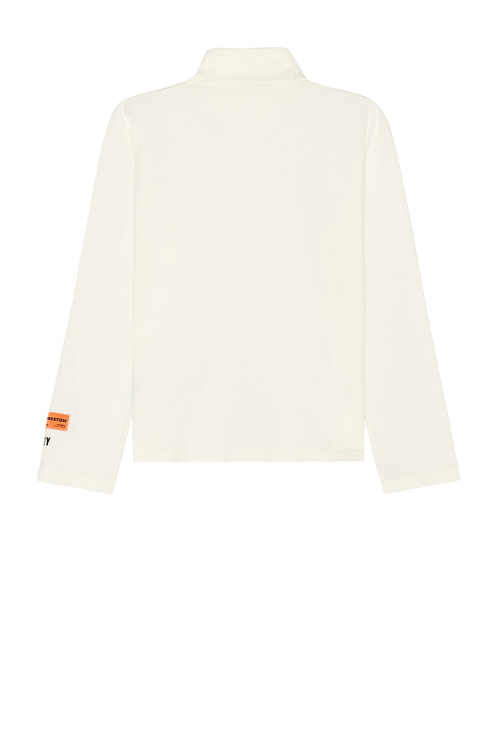 Heron Preston Hpny Emb Rollneck Tee in White & Black