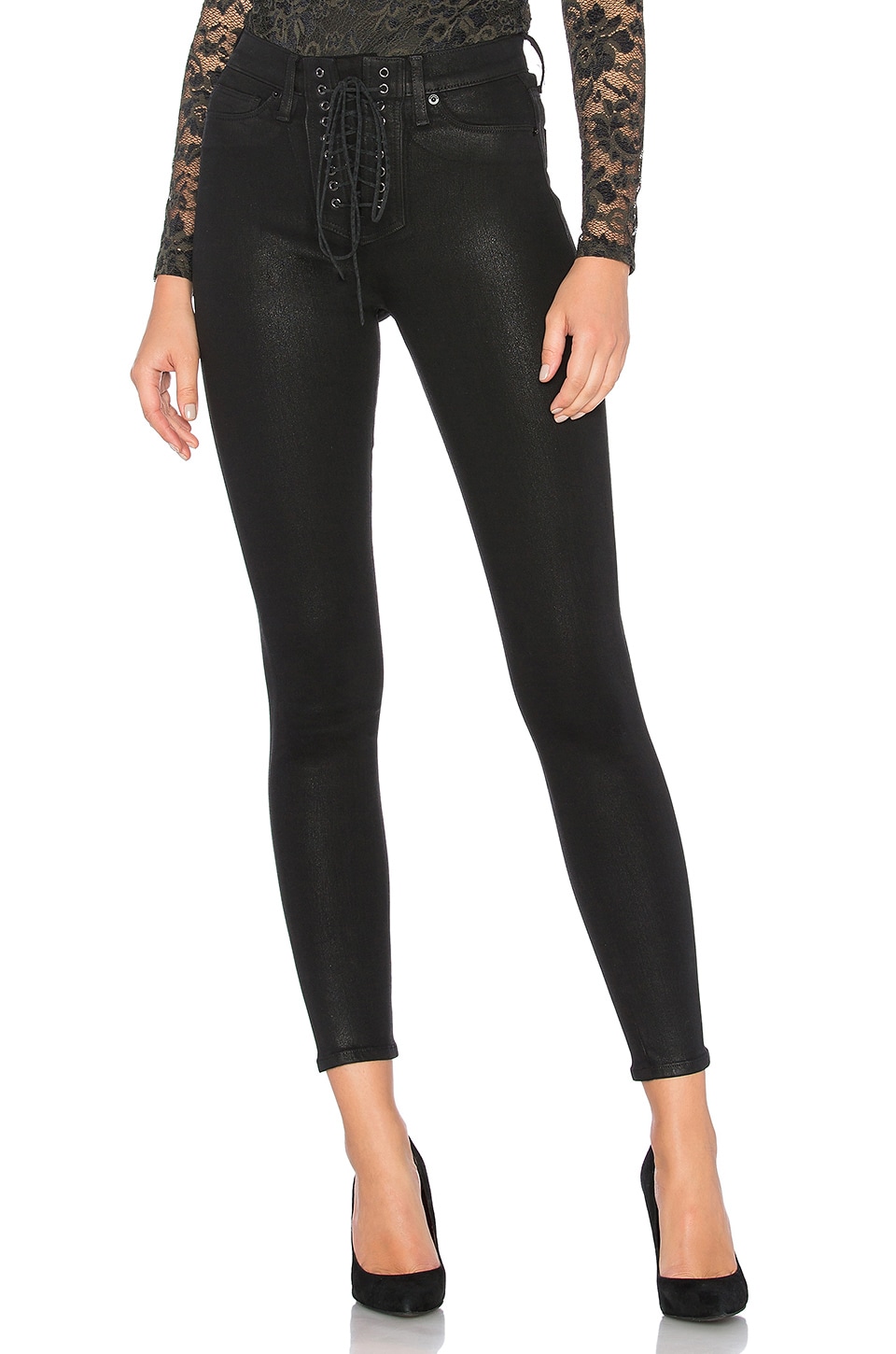 Hudson Jeans Bullocks High Rise Lace Up 