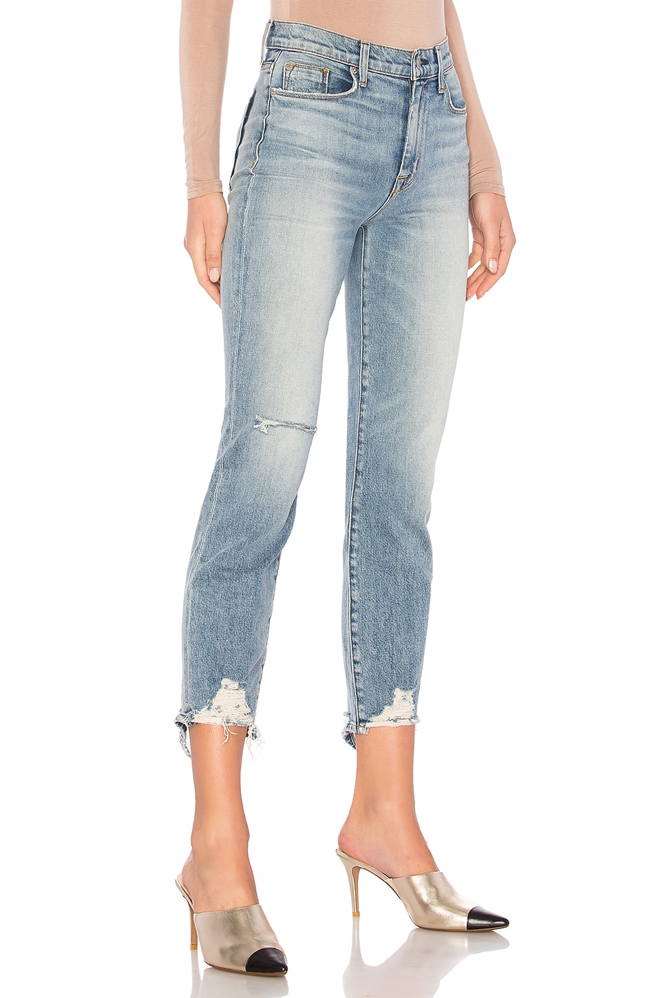 Zoe High Rise Straight Crop