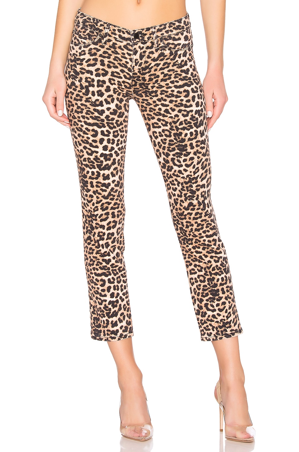 hudson leopard jeans