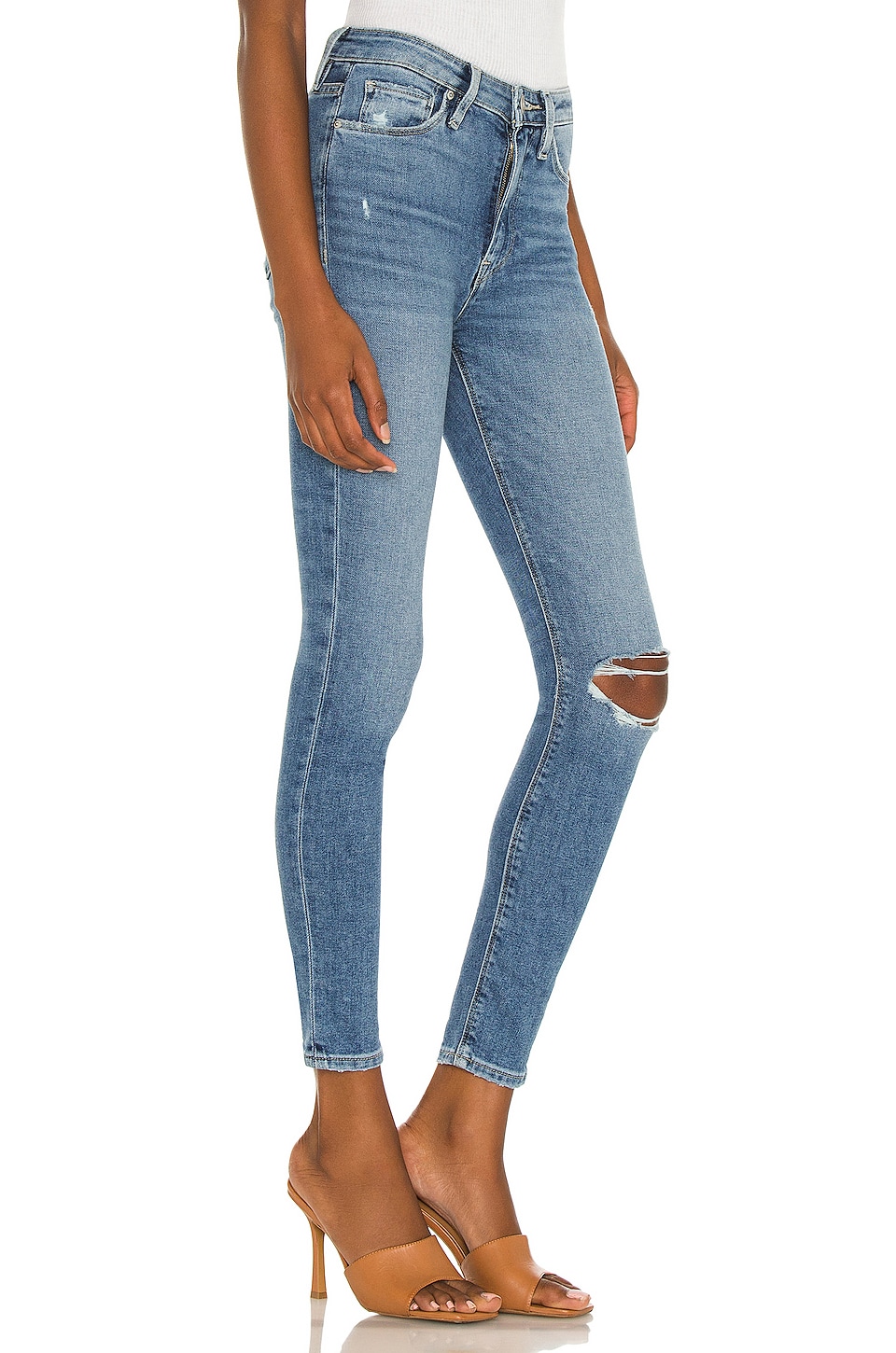 hudson barbara high waist super skinny jeans