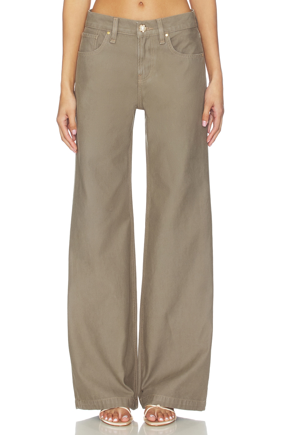 Hudson Jeans Rylee Low Rise Jeans in Washed Olive | REVOLVE