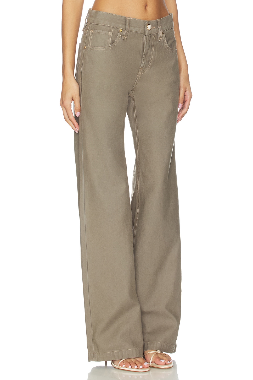 Hudson Jeans Rylee Low Rise Jeans in Washed Olive | REVOLVE
