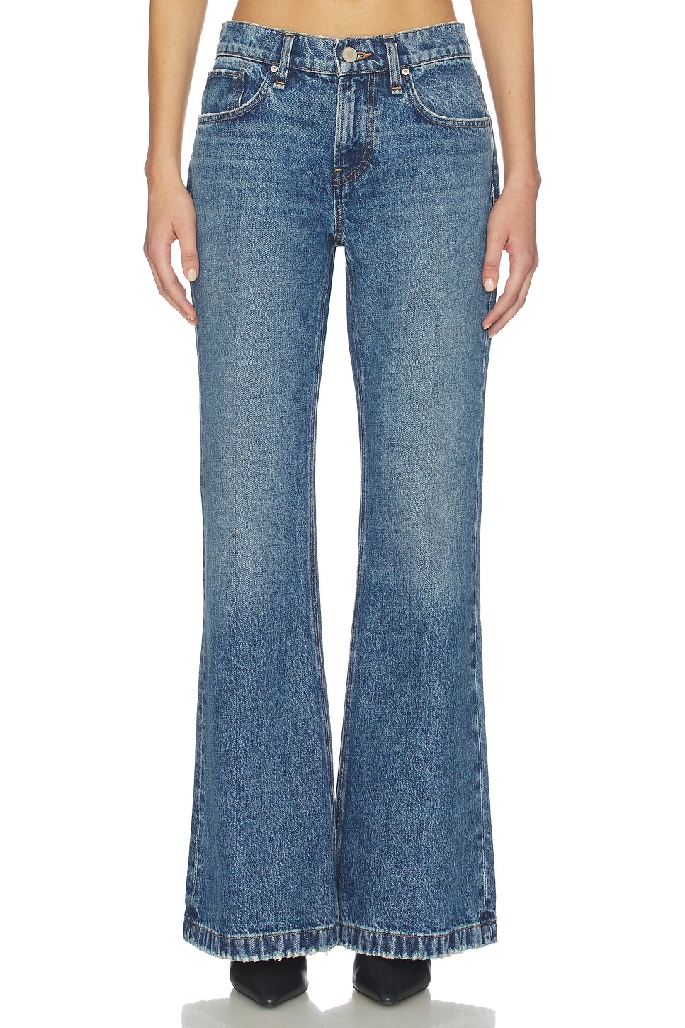 Low Key Rylee Hudson Jeans Rylee Low And Flare in Spotlight | REVOLVE