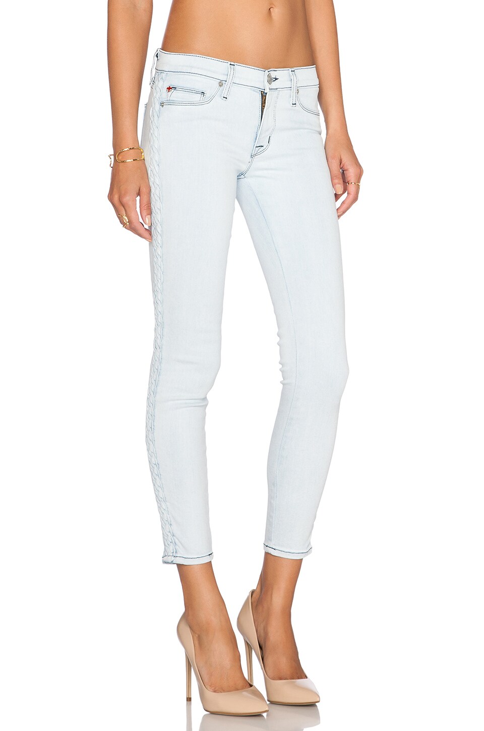 Hudson Jeans Luna Super Skinny Crop in Beach Break