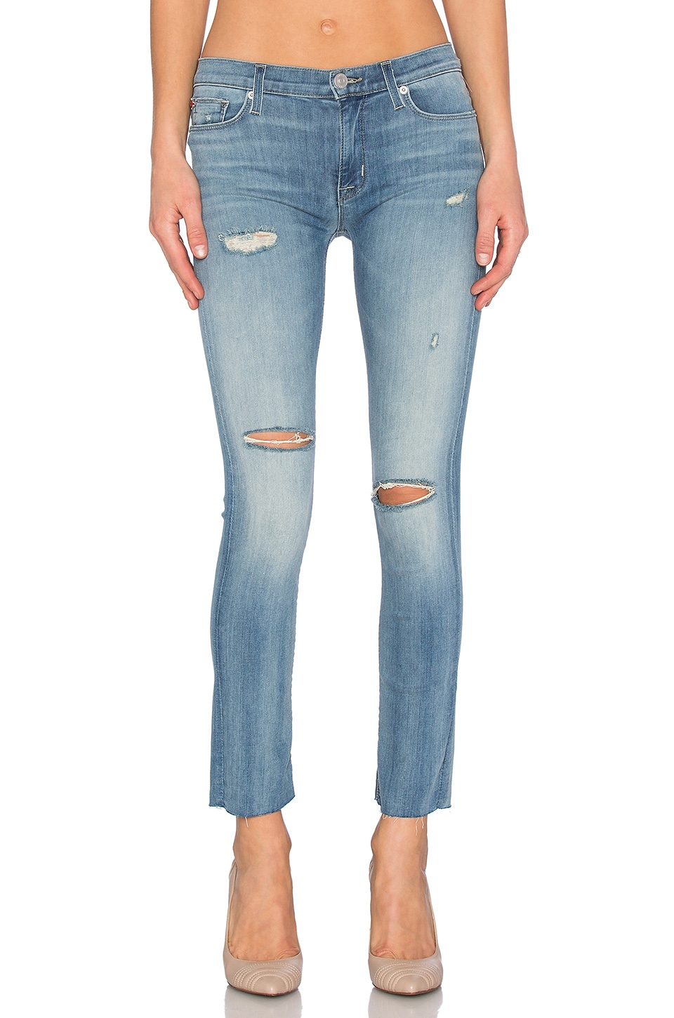 hudson shine mid rise skinny