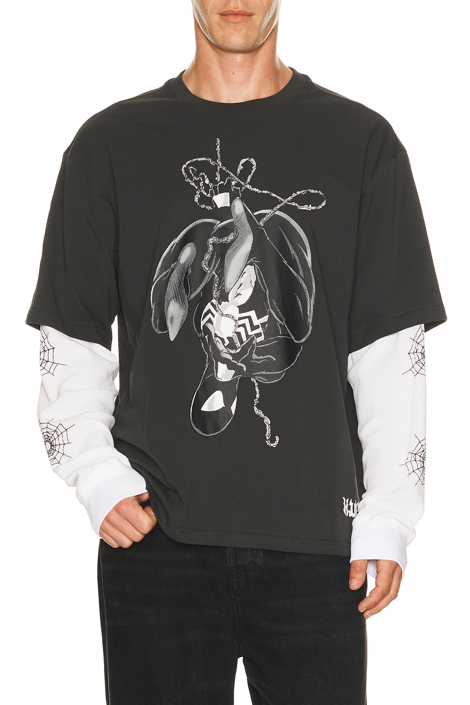 HUF — ФУТБОЛКА NA · Black