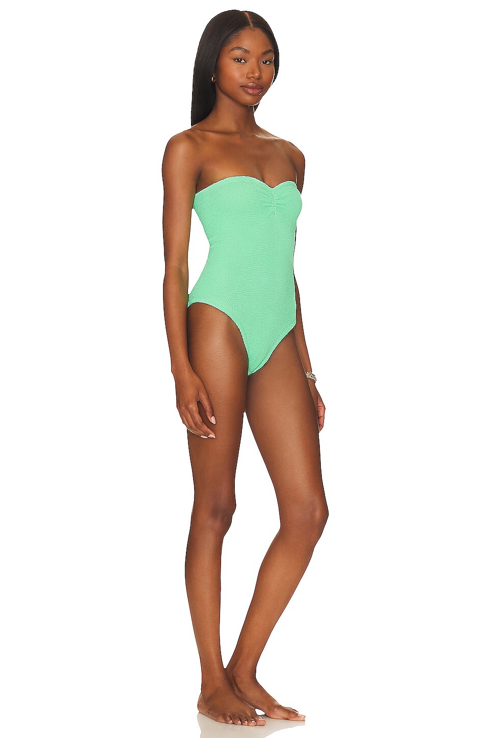 Hunza G Brooke One Piece in Lime