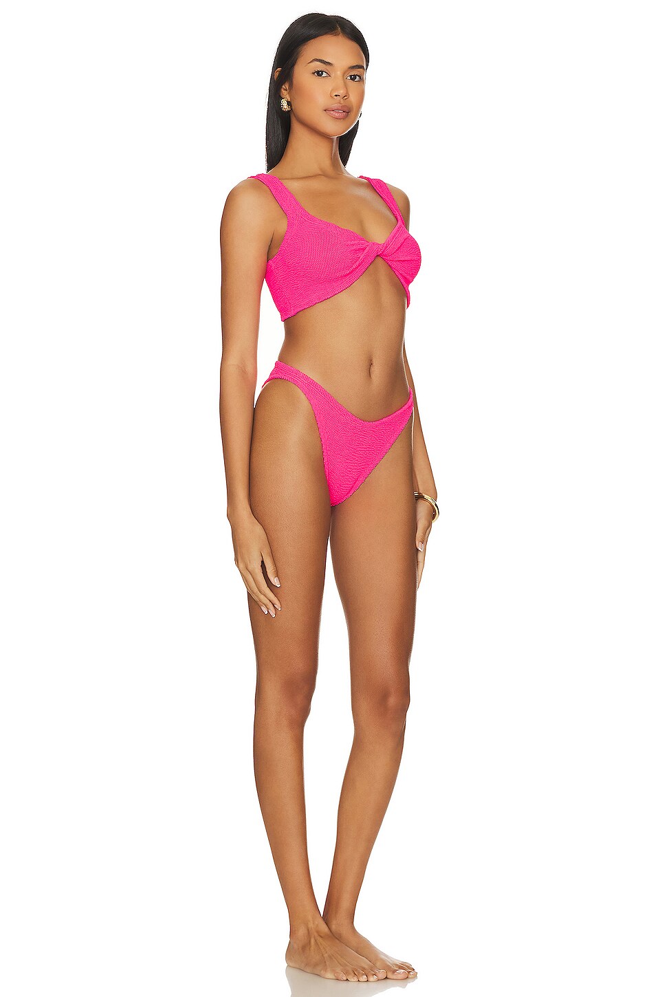 Hunza G Juno Bikini Set in Hot Pink