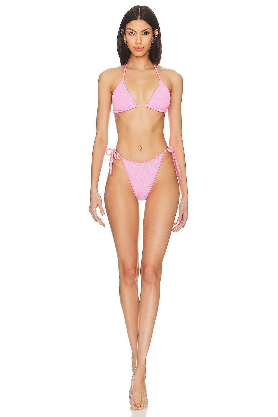 Hunza G Gina Bikini in Bubblegum REVOLVE