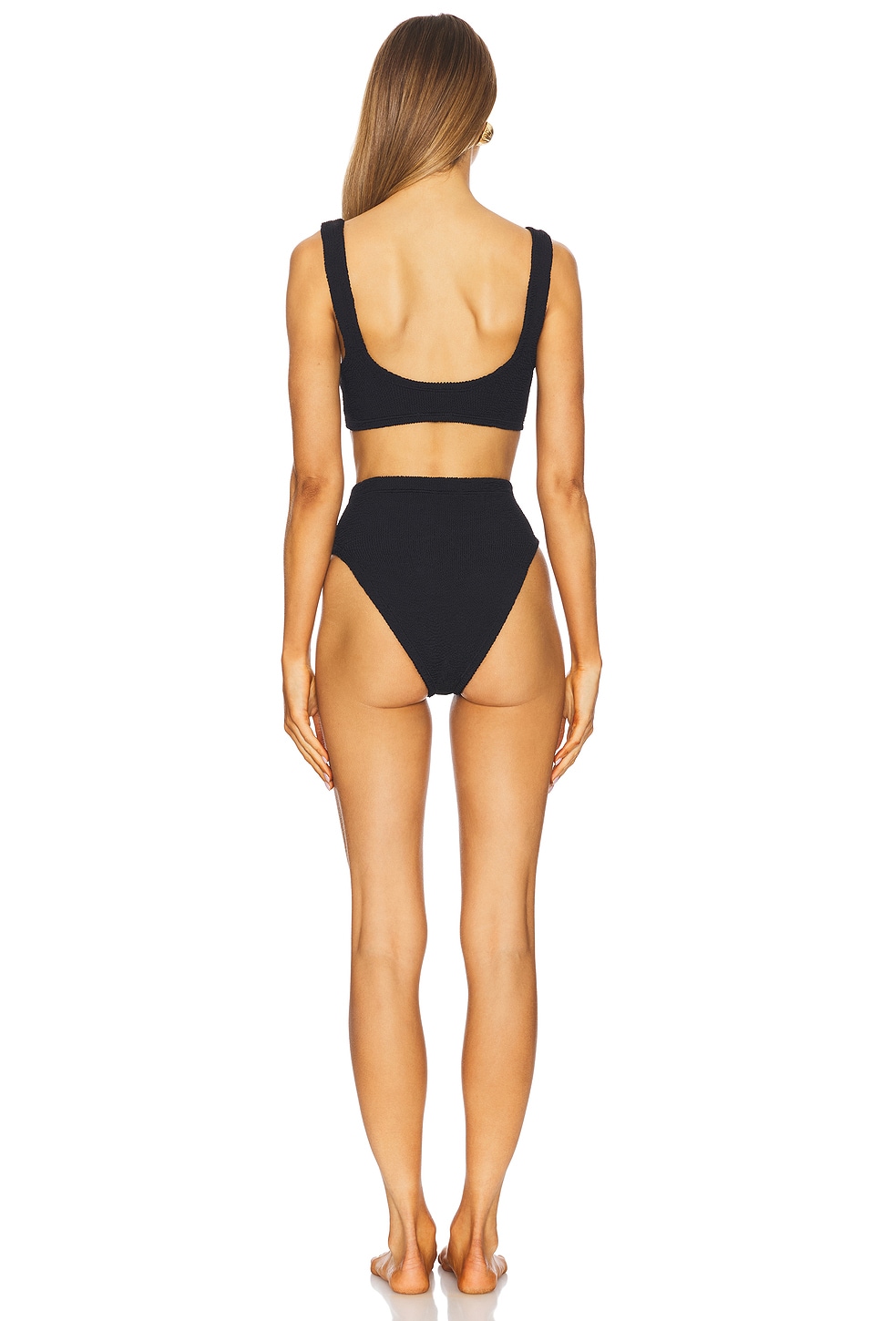 Hunza G MAILLOT DE BAIN PIÈCES JUDY en Black REVOLVE