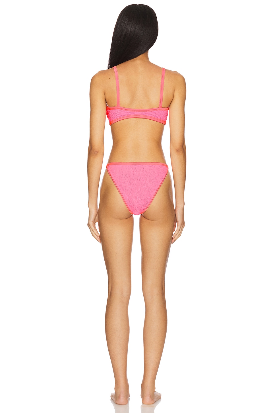 【関税込み】Hunza G ピンク Tyler Tonal ビキニ Pink Tyler Tonal Bikini by Hunza G on Sale