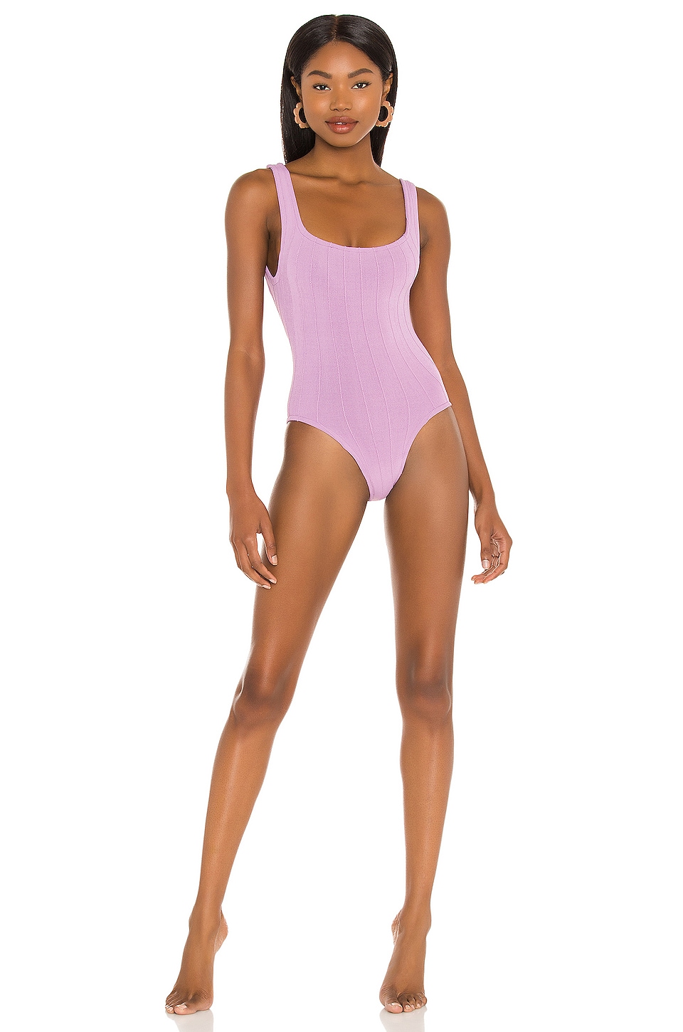 Revolve Women Sport & Swimwear Swimwear Swimsuits Heartache One Piece in Lavender. 