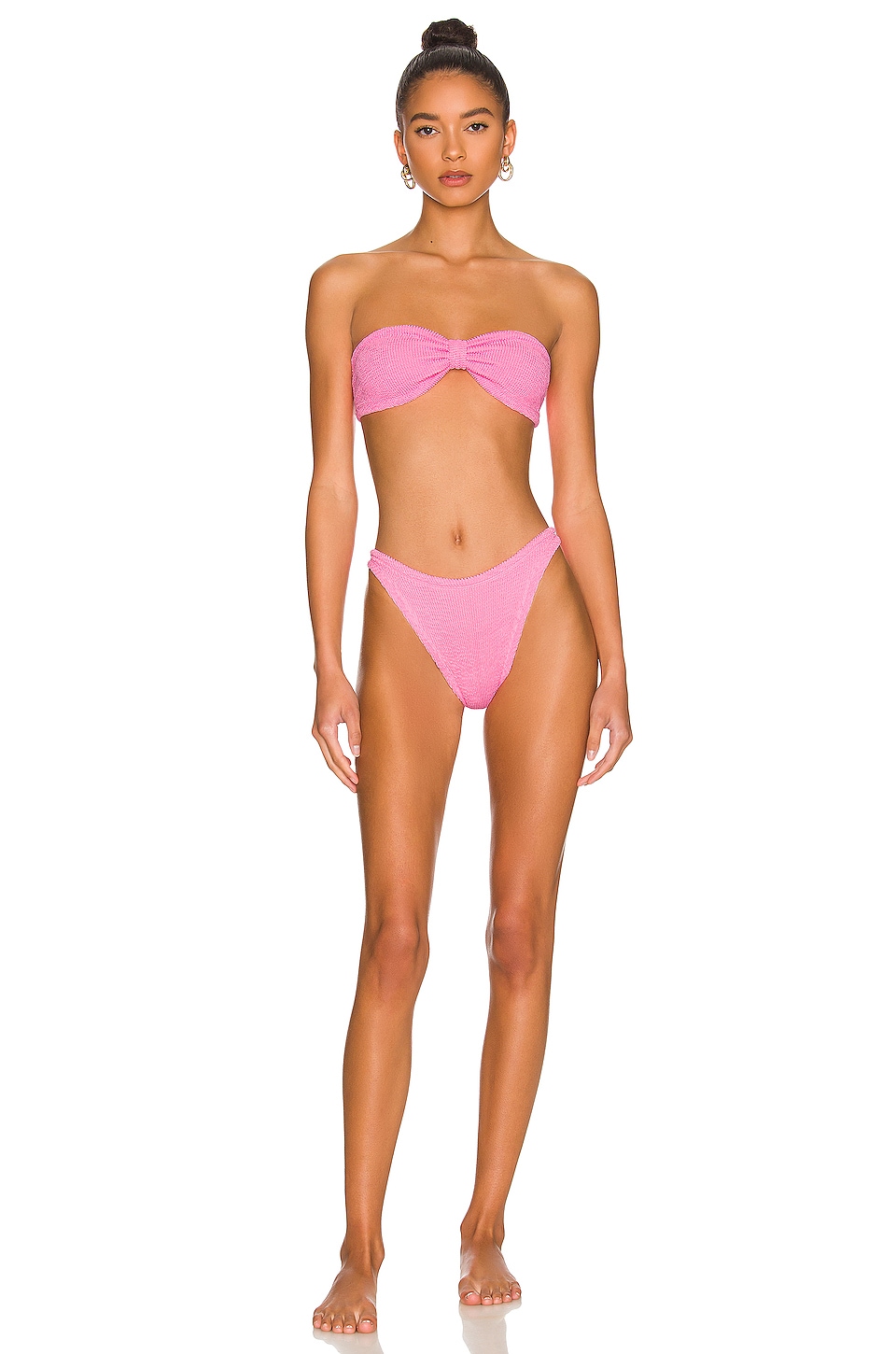 Image 1 of Jean Bikini Set in Bubblegum