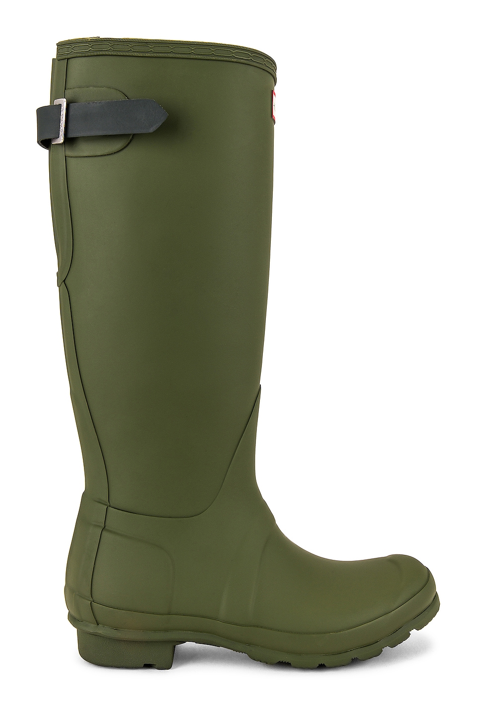Hunter Original Back Adjustable Boot in Ismarken Olive & Artic Moss ...