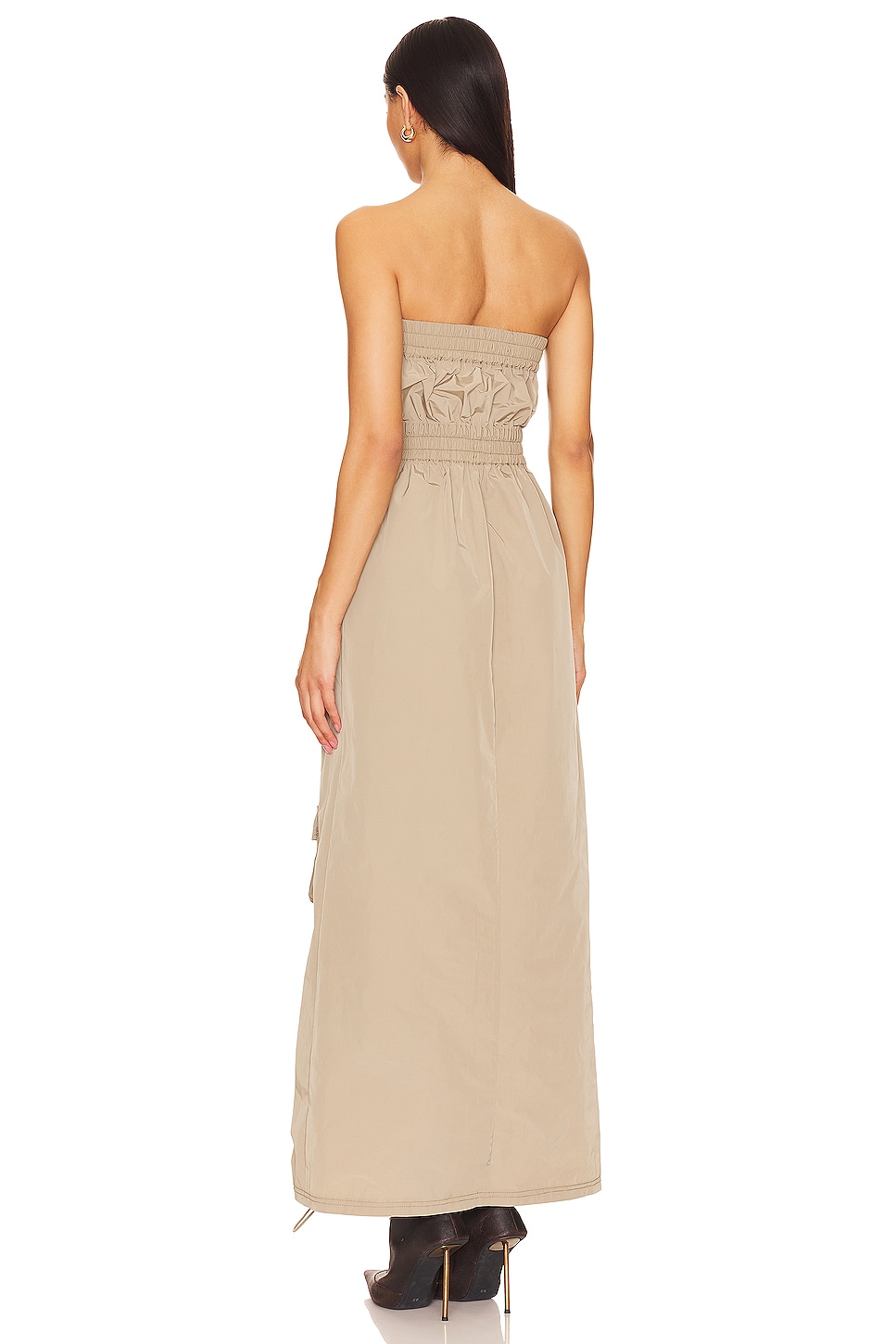 fitted bodycon maxi dress LONG BODYCON DRESS IN GOLD | CULT MIA