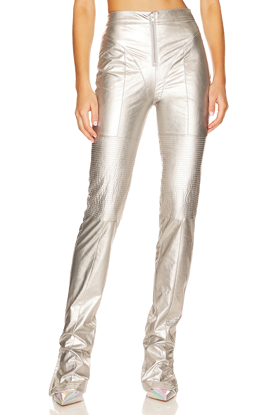 Crewcuts Silver space metallic girls leggings, 2 | eBay