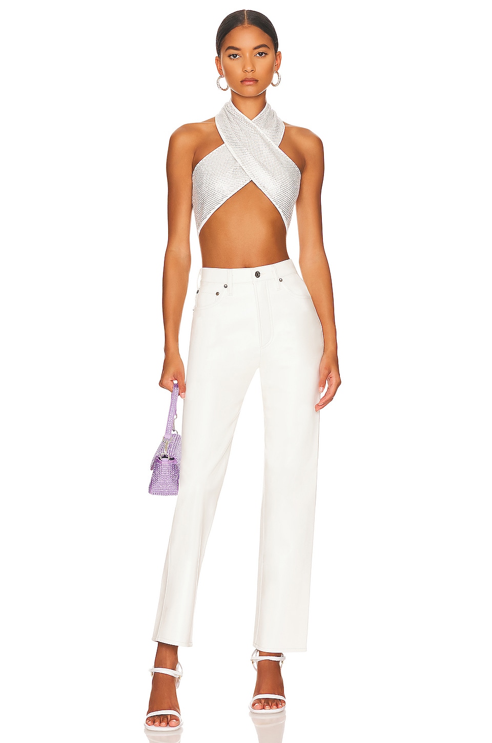h:ours Kiki Cross Front Top