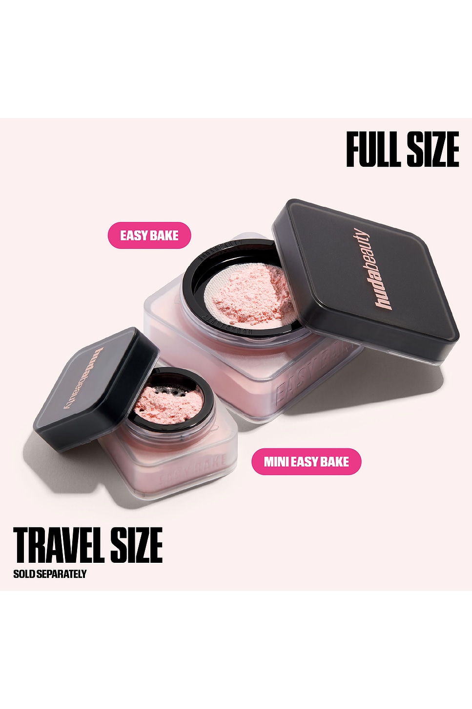 Huda Beauty EASY BAKE LOOSE POWDER セッティングパウダー - Cherry
