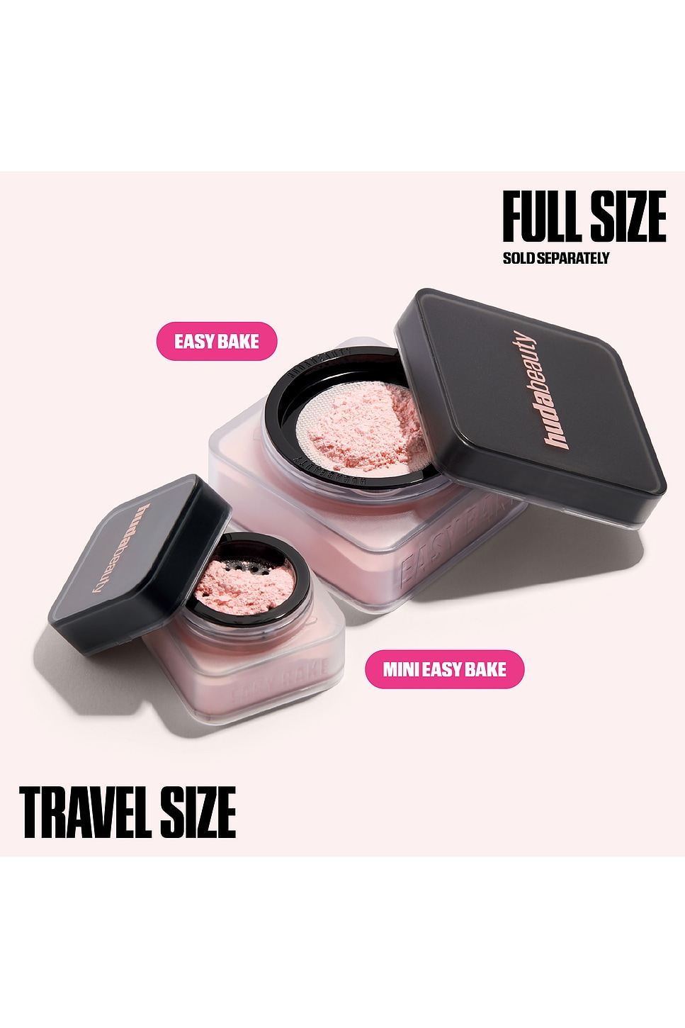 Huda Beauty Mini Easy Bake Loose Powder in Pound Cake | REVOLVE
