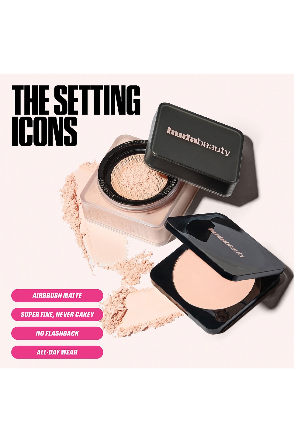 Huda Beauty Easy Bake Pressed Powder in Pound Cake | REVOLVE