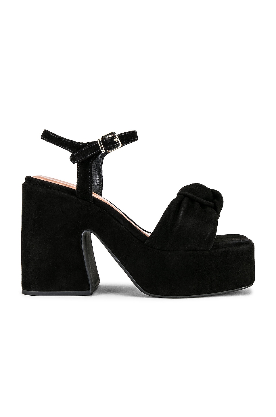 INTENTIONALLY BLANK Daidai Platform Sandal in Black | REVOLVE