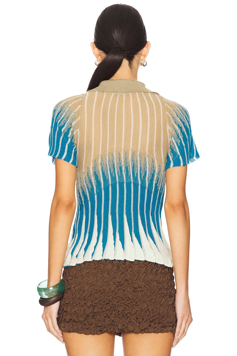 ISA BOULDER Gradflare Polo Top