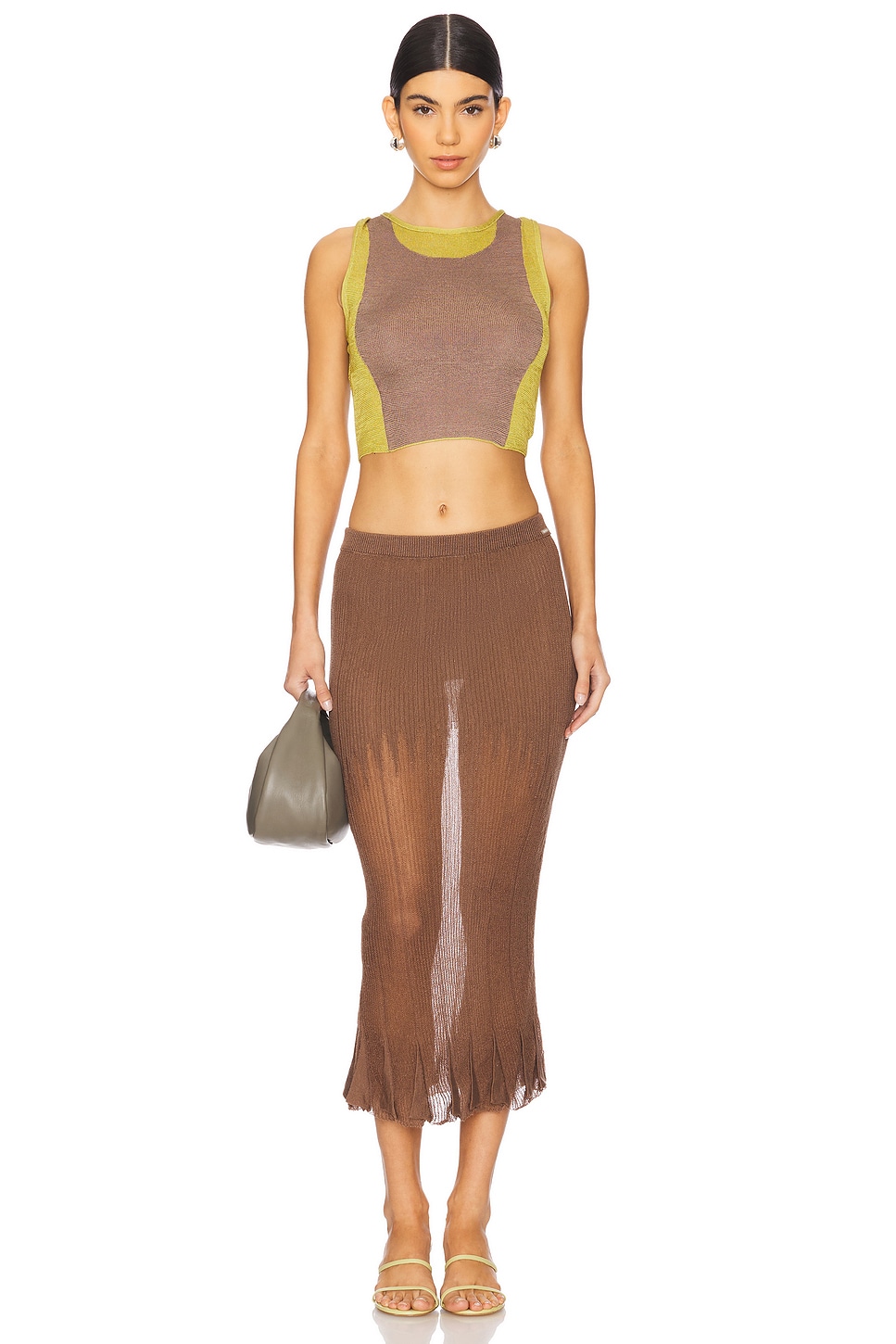 Two-tone Twisted Top