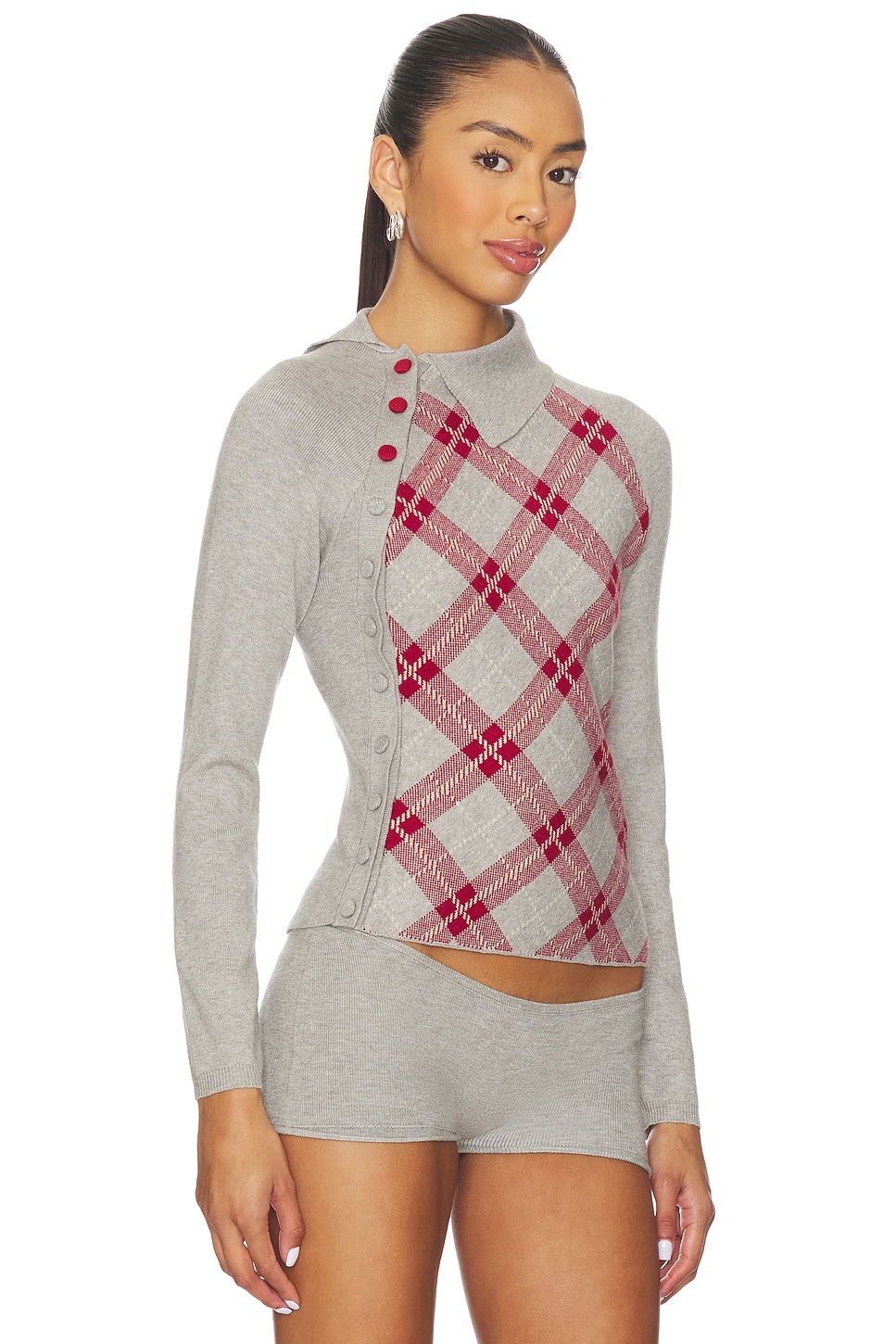 Isa Boulder スリーブニット Isa Boulder Shield Ribbed-knit Top In