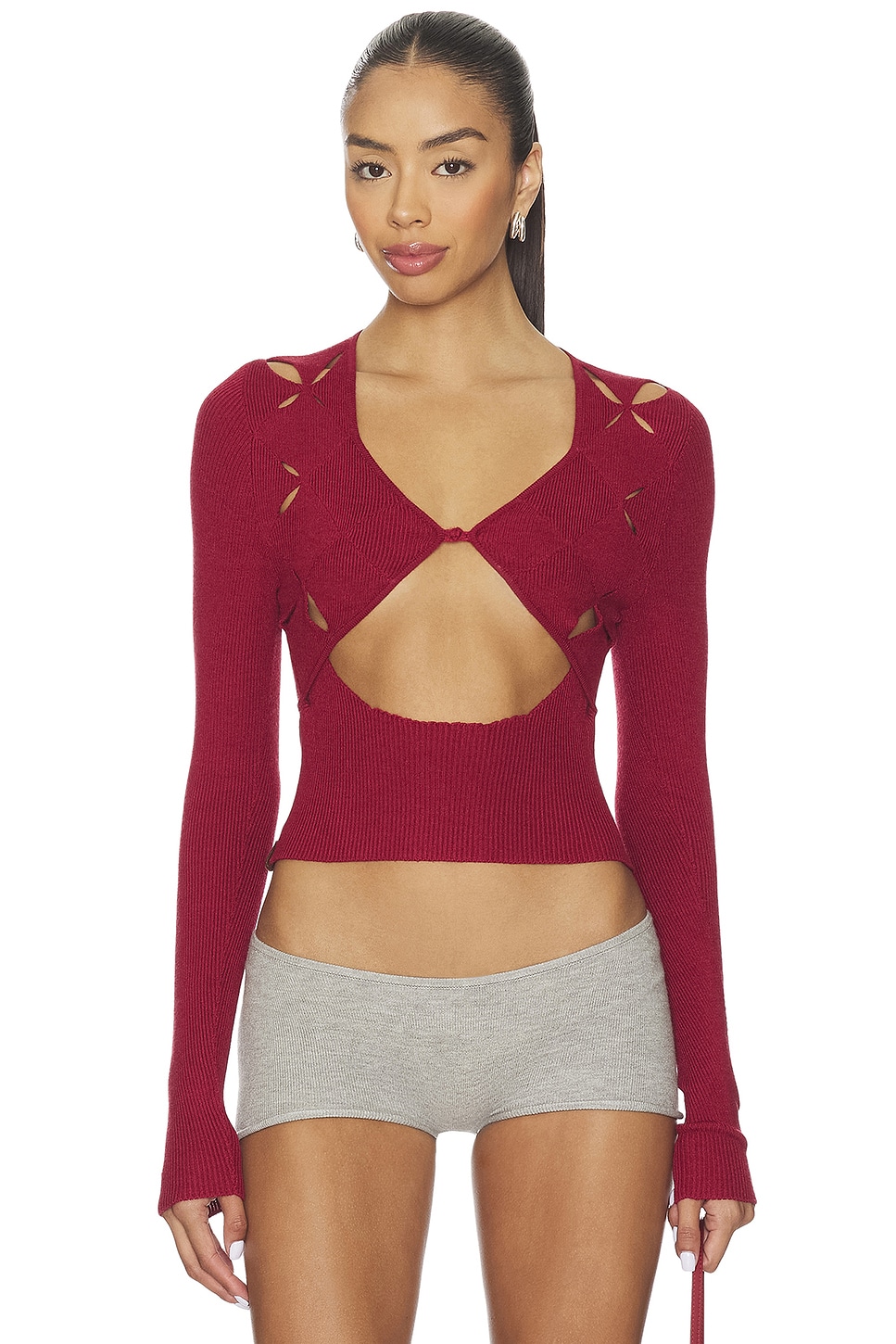 トップス ISA BOULDER long sleeve sweater Isa Boulder Orange Starfish Long Sleeve T-Shirt Isa Boulder