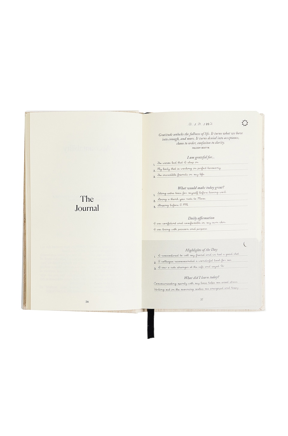 Journal 5 Intelligent Change Five Minute Journal in Original | REVOLVE