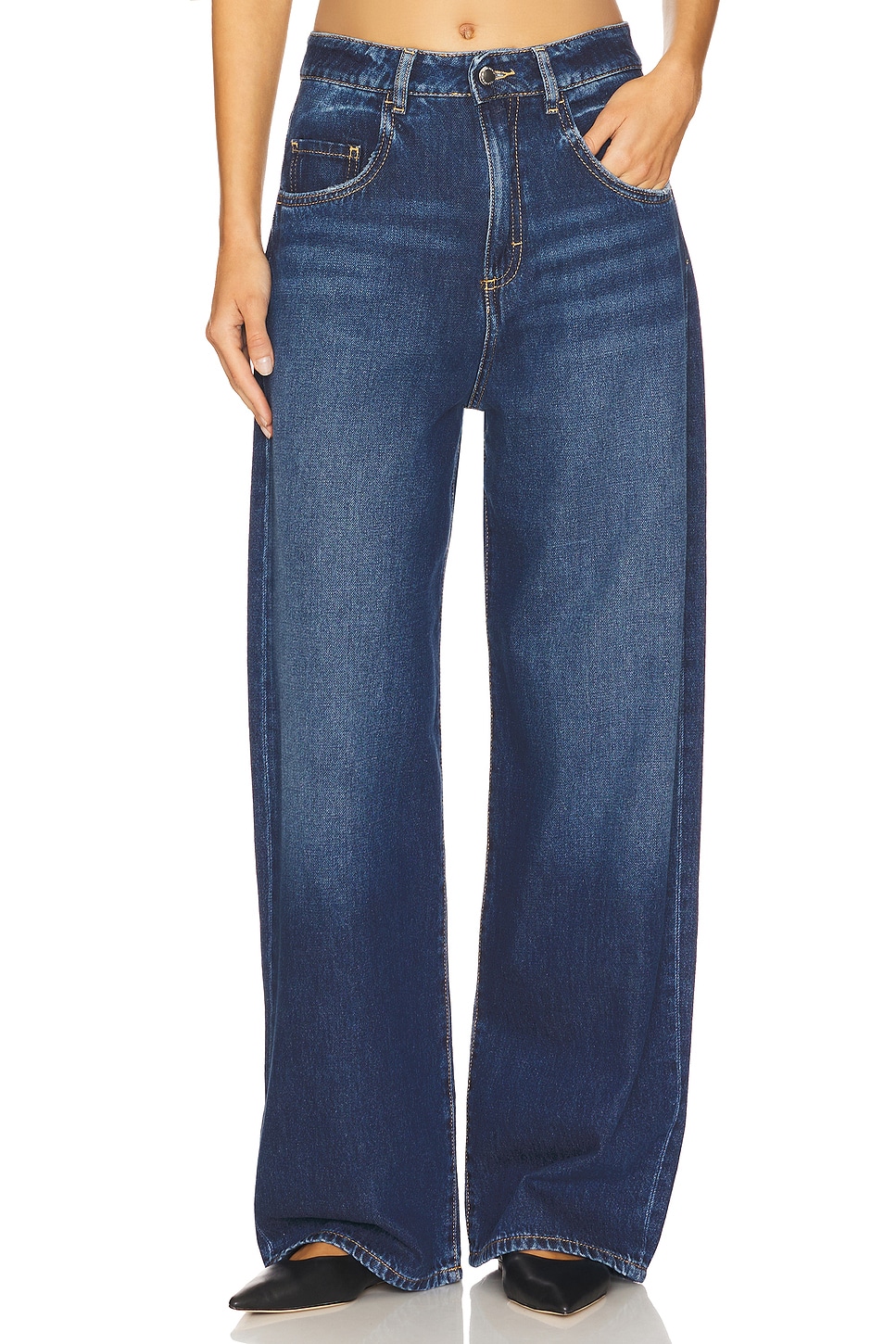 VIP【関税送料無料】希少 Icon Denim Poppy wide leg jeans ICON DENIM LA Women's Poppy Wide Leg Jeans, Medium, Blue, 30