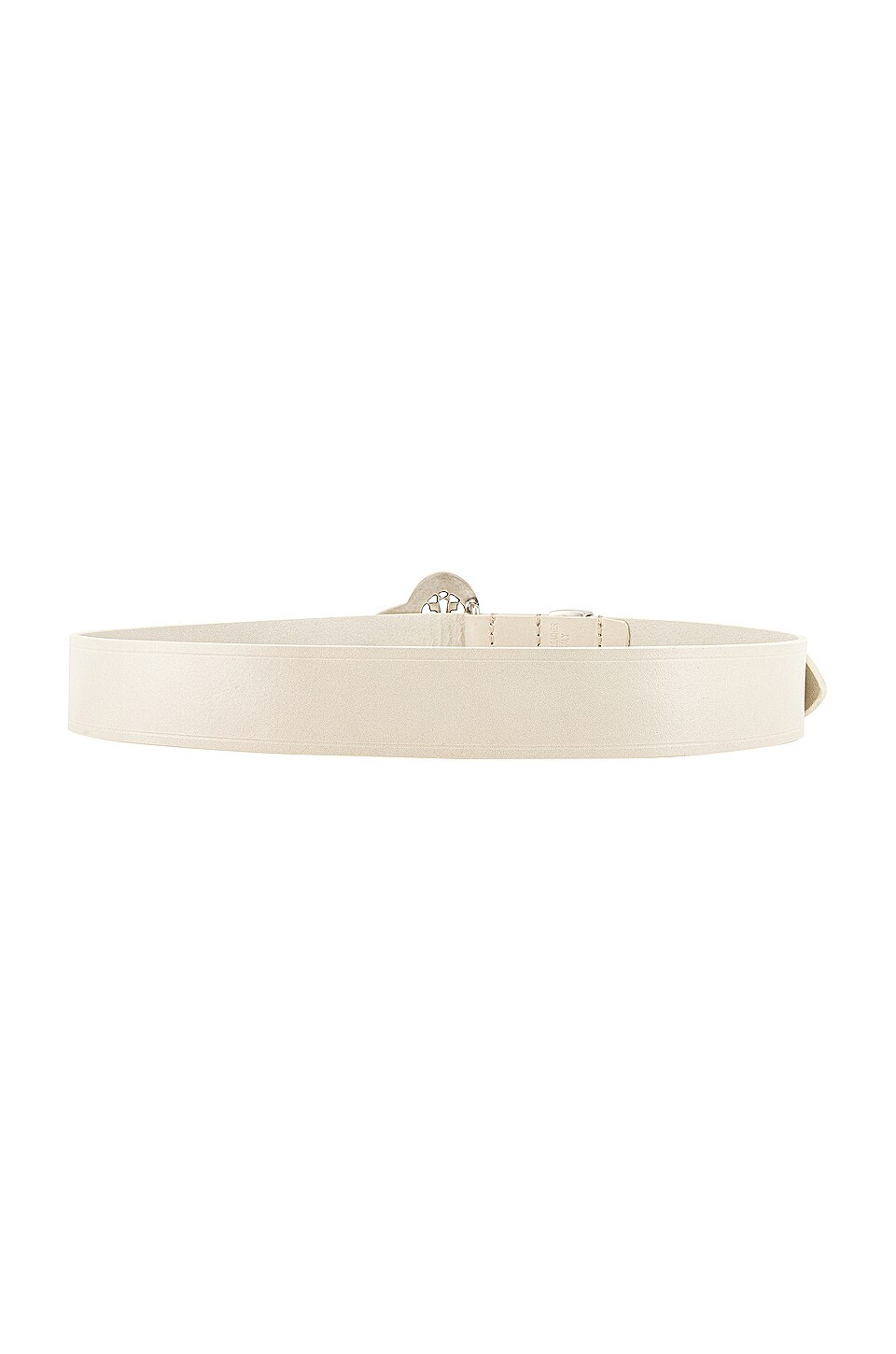 Isabel Marant Louama Belt in Chalk & Silver
